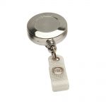 Kartenjojo mit Gürtelansteckclip (silber)