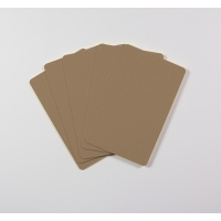 Blanco Plastikkarten (bronze metallic)