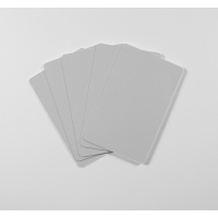 Blanko Plastikkarten (silber metallic)