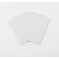 Des cartes blanco en plastique (blanc)
