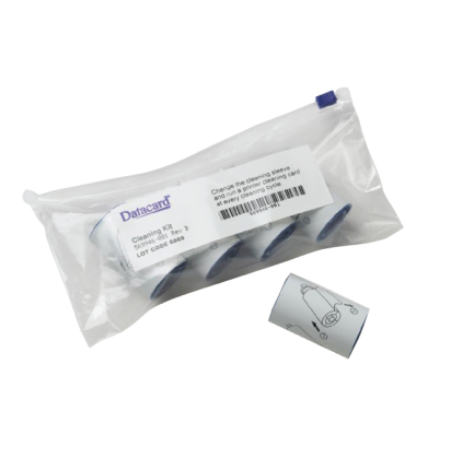 Datacard Cleaning Kit, Adhesive (5) Sleeves per Pack