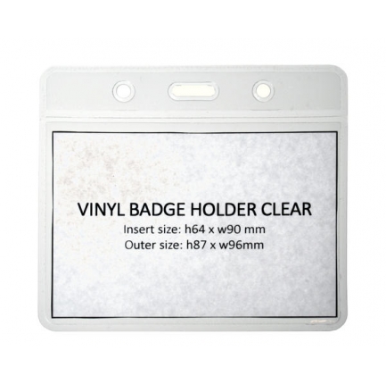 Porte-badge horizontal (vinyl)