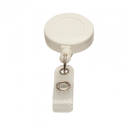 Kartenjojo mit Gürtelansteckclip (weiß)