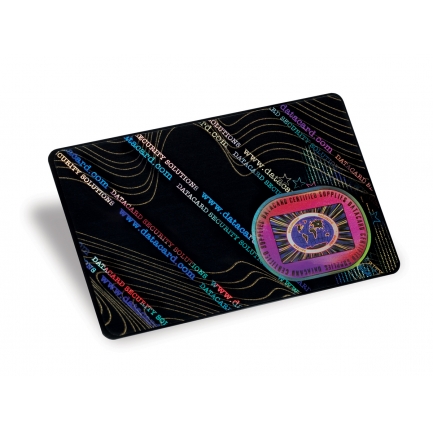 Datacard Topcoat, "Genuine Authentic", High Resolution Image with Enhanced Security Features