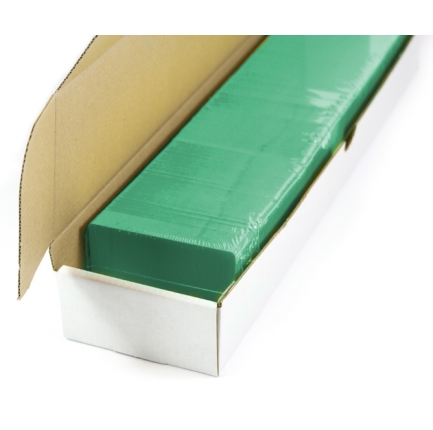 Blank plastic cards (green)