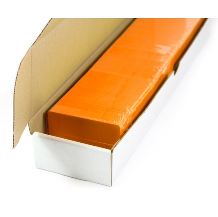 Blanko Plastikkarten (orange)
